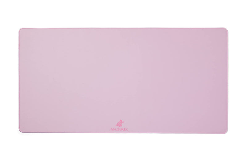 AnubisGX Series Pink Gaming Mouse Pad [4 Sizes/3 Colors] (Ext: 36x12), Pink Pad with Light Pink Stitching. Best Premium Waterproof Computer XL Desk Pad, Large Non-Slip Kawaii Mat Gamer Mousepad Extended (36 x 12) Pink/Pink