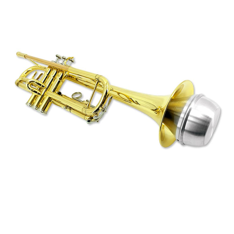 Aluminum Trumpet Mute – Practice Mute for Trumpet with Cork, Accessories for Brass Instruments Compact & Lightweight, Fit for Quiet Training, Home, Studio & Travel Style 1