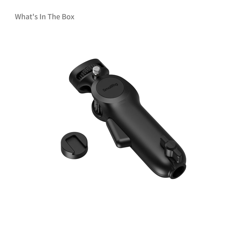 [AUSTRALIA] - SmallRig Quick Adjustment Light Stand Adapter, One-Button 180° Pitch Adjustment, 3kg Load Capacity, for COB Video Light/Camera/Phone Clips, for On-Camera Flash, 5181 