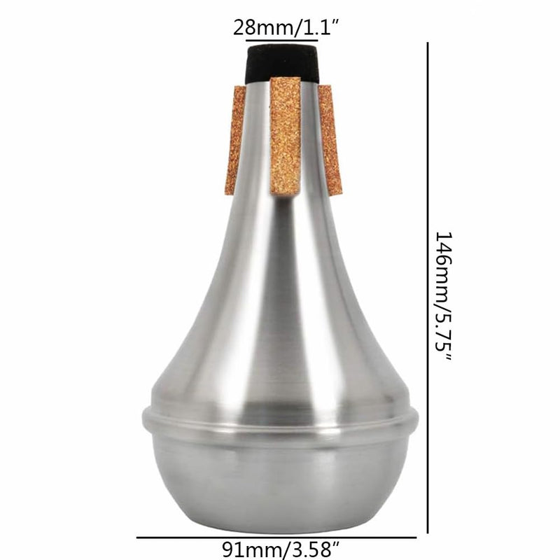 Aluminum alloy small weak audio -visual muffler anti -disturbing folk static cork edge (60% one 70% sound reduction) large
