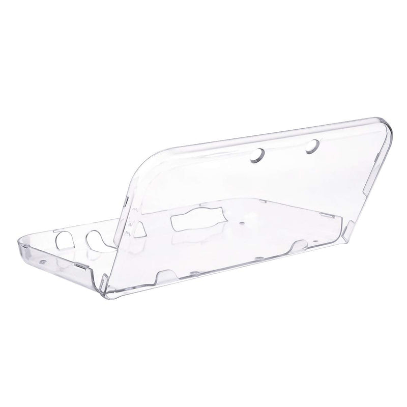 New 3DS XL Case - Ultra Clear Crystal Transparent Hard Shell Protective Case Cover Skin for New 2015 Nintendo 3DS XL LL - [New Modified Hinge-Less Design]