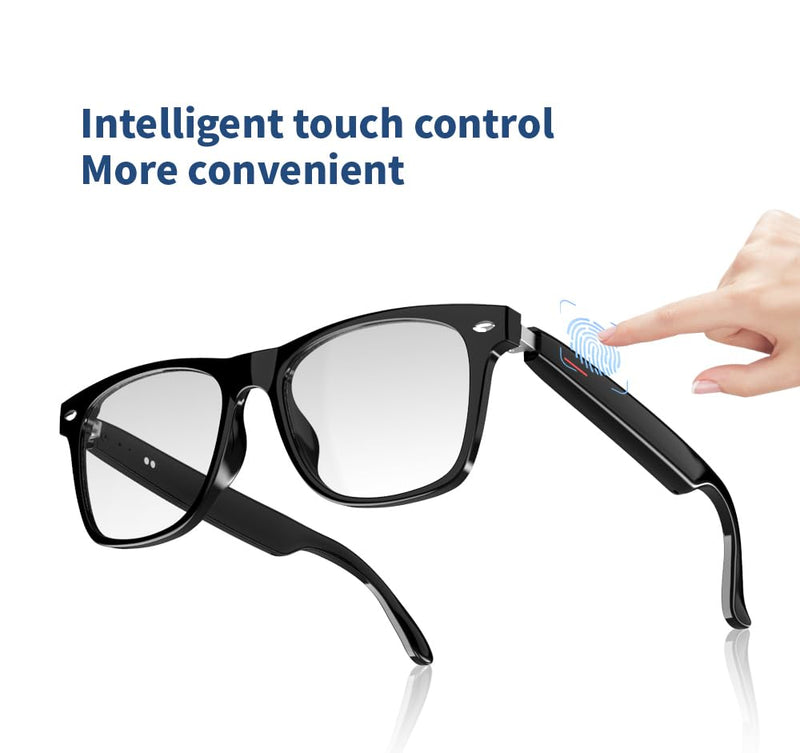 Bluetooth Glasses,Wireless Bluetooth Smart Audio Glasses,Smart Glasses for Indoor and Outdoor Entertainment for Men/Women