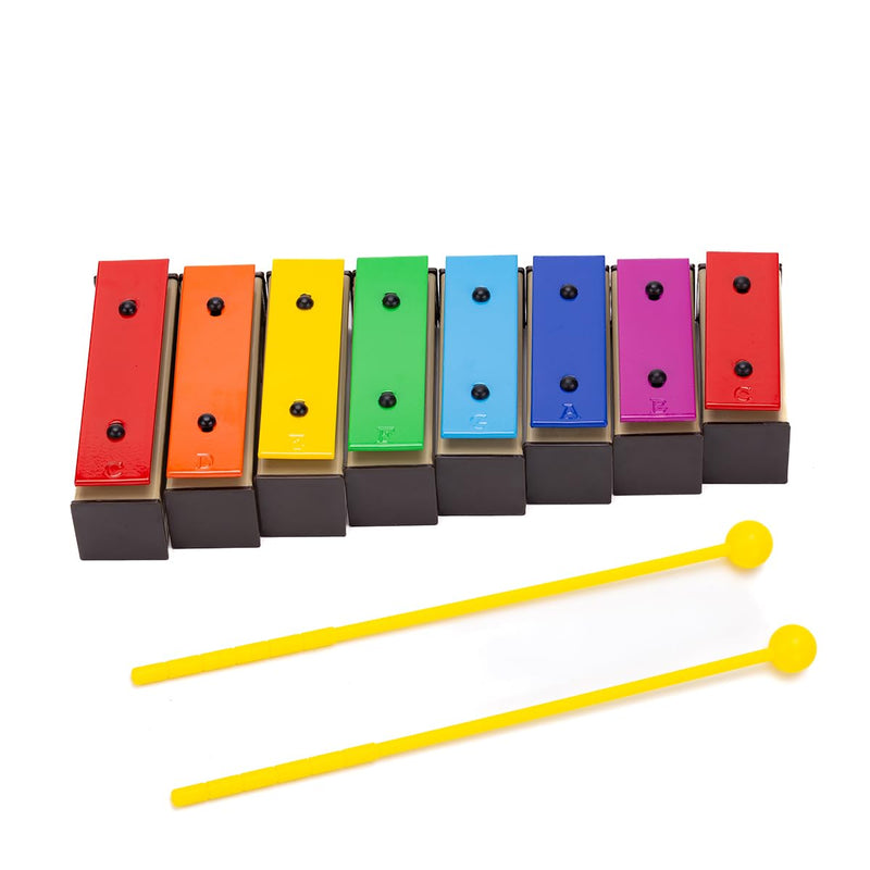 [AUSTRALIA] - 8 Notes Xylophone Glockenspiel for Kids and Toddlers, Colorful Resonator Bells with Great Sounds, Educational Preschool Music Learning for Children 
