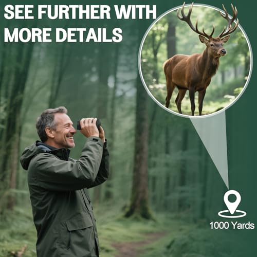 Aurosports 15x25 Compact Binoculars for Adult Kids - High Power Binoculars for Bird Watching - Easy Focus Small Binocular with Low Light Vision for Travel, Camping, Concert, Hiking -Green green