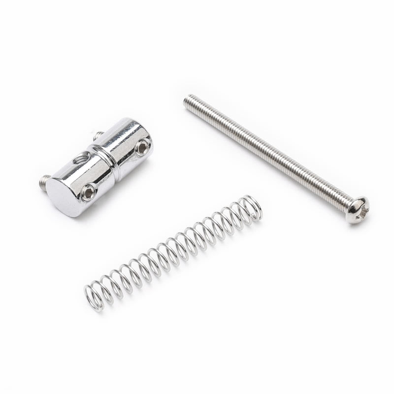 Zinc Alloy Bass Bridge Saddles for 4 String PB Precision Bass JB Jazz Bass Guitar Vintage Electric Guitar Replacement(4 Pack, Silver)