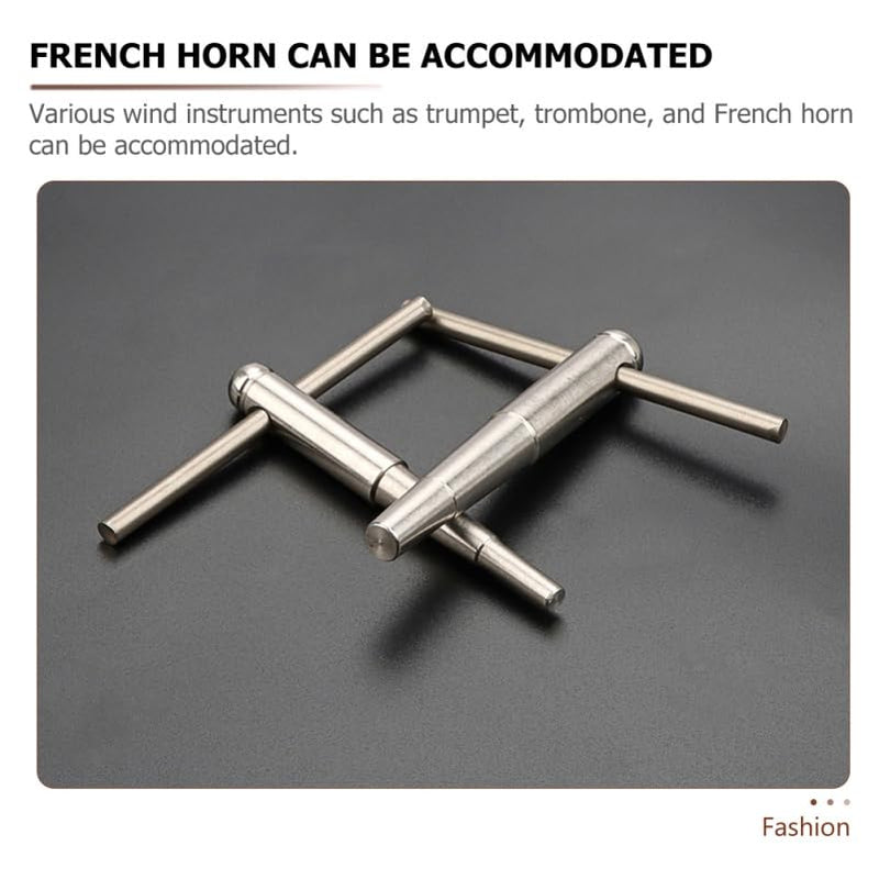 Professional Trombone Trumpet Repair Tool Set with Wooden Handle - Includes Two Sizes for Accurate Dent Repair, Essential Trumpet Accessories