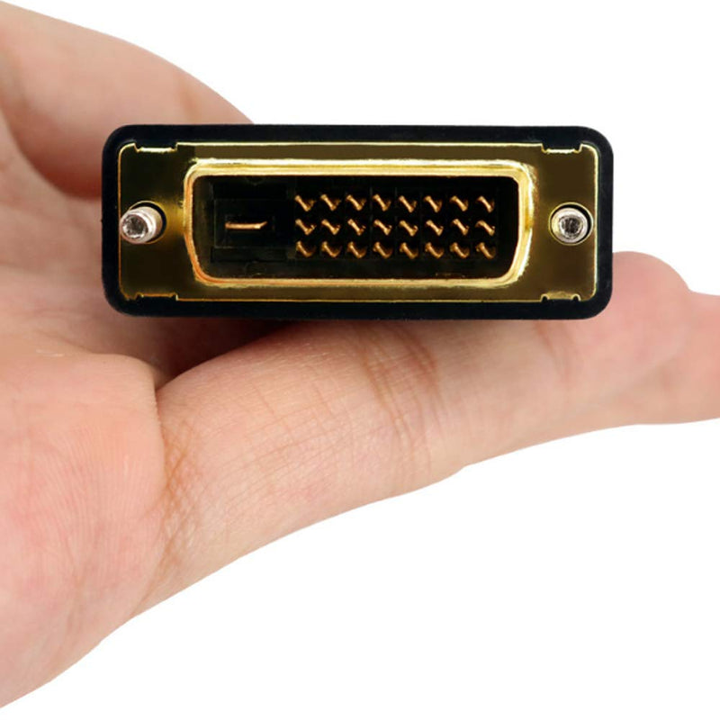 Bi-Directional HDMI Female to DVI-D(24+1) Male Adapter, 1080P DVI to HDMI Conveter (1, Black) 1