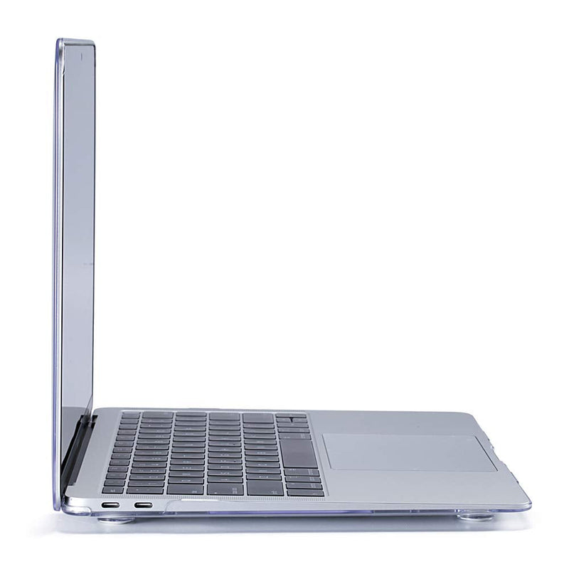 Ruban case for MacBook Air 13 Inch A2337 (M1) / A2179 / A1932 (2021 2020 2019 2018 Release) - Snap On Hard Shell Case Cover for MacBook Air 13 Retina Display with Touch ID, (Crystal Clear) Crystal Clear