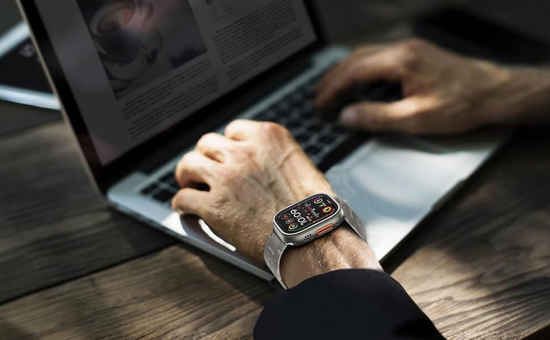 Titanium Band for Apple Watch Ultra 3 2 1 49mm Series 11 10 46mm | Metal Strap for iWatch Series Series 9/8/7/6/5/4/SE/3/2/1 45/44/42mm | Lightweight,Skin-Friendly,Durable,Fit wrist 5.9"-8.6" Titanium 49/46/45/44/42mm (series 3 2 1)