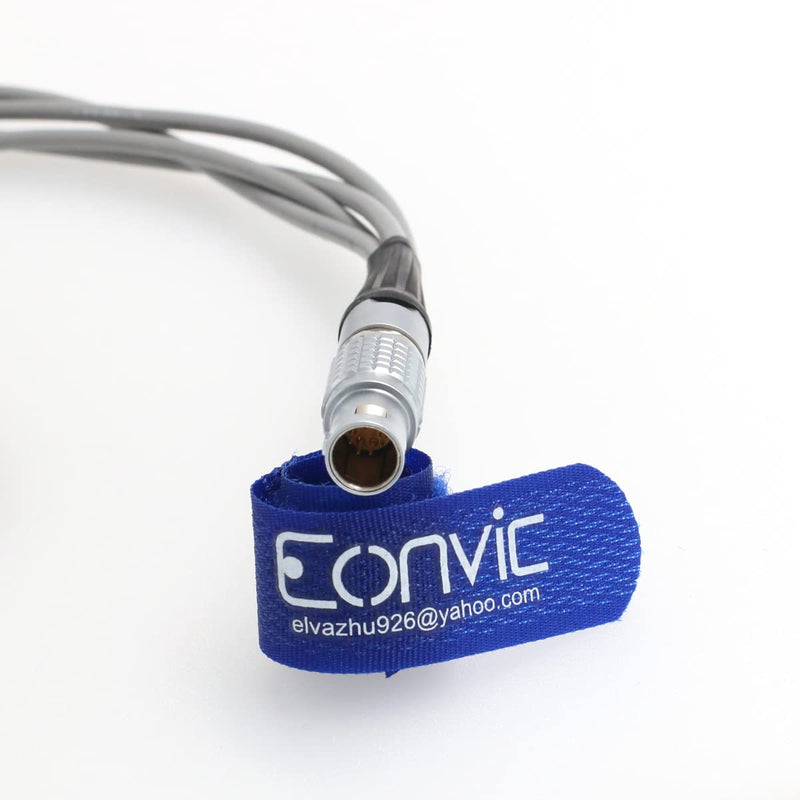 Eonvic 10 Pin to 2x3 pin XLR Atomos Breakout Audio Input Output Cable for Shogun Monitor Recorder straight 10pin