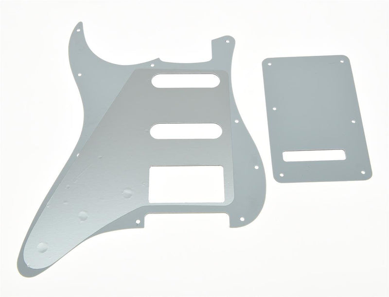 KAISH 11 Hole ST/Strat Style Pickguard HSS Pick Guard with ST Back Plate Tremolo Trem Cover for USA/Mexico Stratocaster/Strat Tiger Stripe