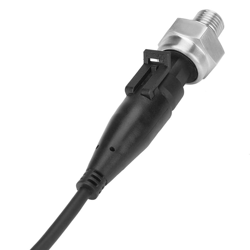 Sensor Transducer Pressure, Fydun Pressure Sensor G1/4 Inch Input 5V Pressure Transmitter Output 0.5-4.5V/0-5V Stainless Steel Water Pressure Sensor for Diesel Oil Gas Water Air Fuel, 0-150 psi