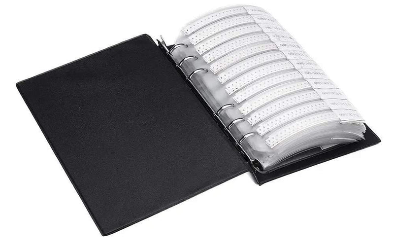 Fasizi 1% 0603 SMD Resistor Assorted Folders (0ohm - 10m Ohm) 170 Value x 50pcs = 8500pcs Sample Book