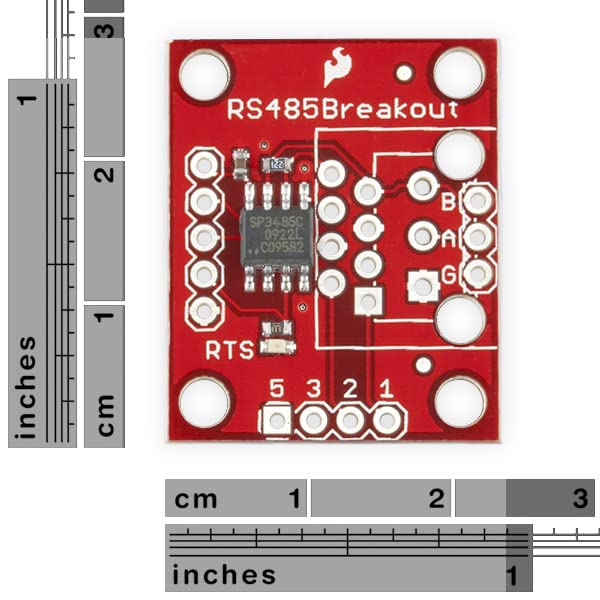 SparkFun Transceiver Breakout - RS-485 - SP3485 Half-Duplex Transceiver | This is a breakout board for the SP3485 RS-485 transceiver IC, which will convert a UART serial stream to RS-485.