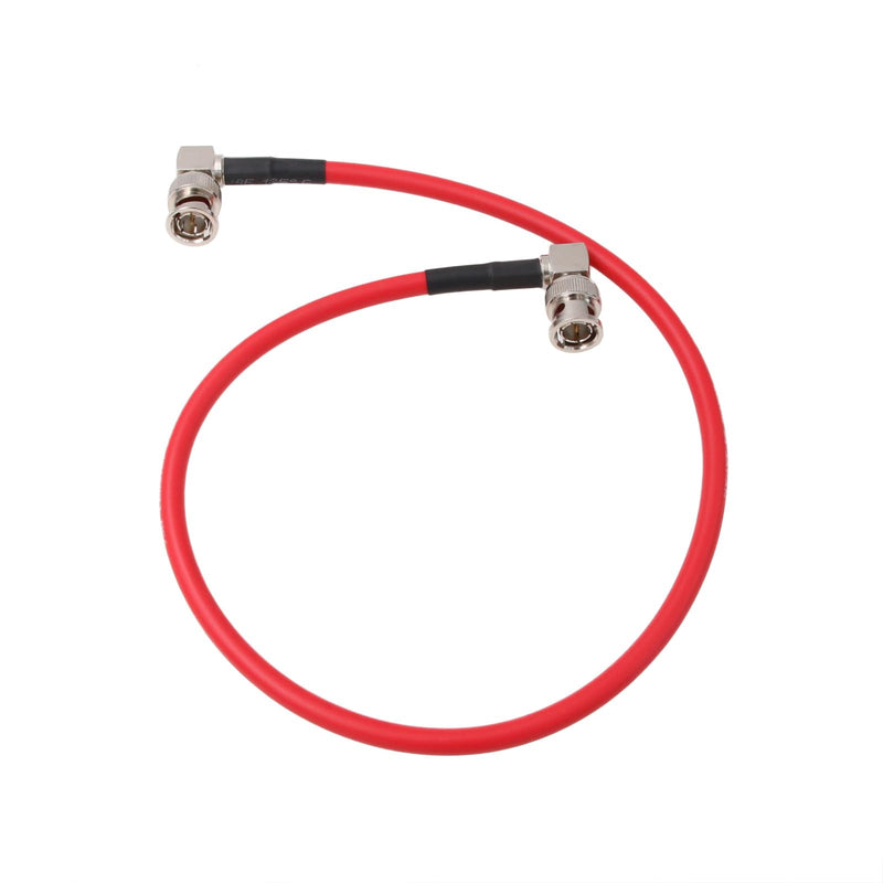 [AUSTRALIA] - 12G 4K SDI Coaxial Video Cable BNC to BNC Right Angle Canare LV-61S 75 ohm for Camera Monitor Flexible Shielded 80cm 