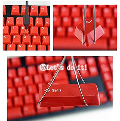 Akwox Keycap Puller Cleaning Tool + Rubber O-Ring Sound Dampeners, 2 PCS Keycap Puller, 2 Cleaning Brush & 140 PCS Rubber O-Ring for Mechnial Keyboard Cherry MX Key Switch