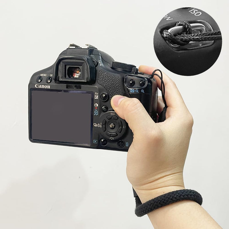 Camera Wrist Strap Hand Strap Layard for Mirrorless Camera Point and Shoot Cameras Instant Film Camera with Small Attached Hole