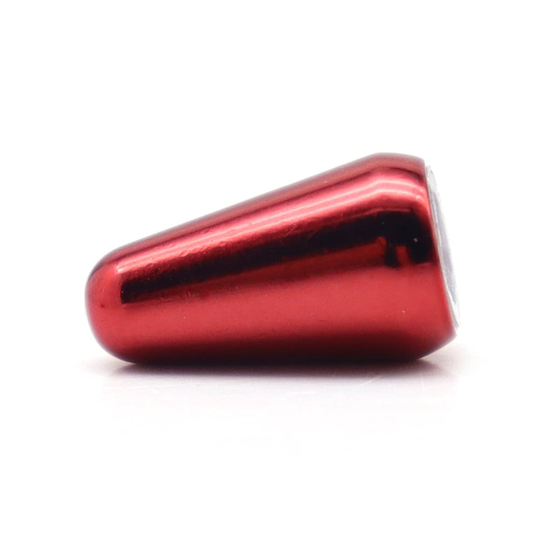 2pcs Guitar 5 Way Pickup Switch Tip metal Switch Cap Switch Knob for Strat TELE (Red) Red
