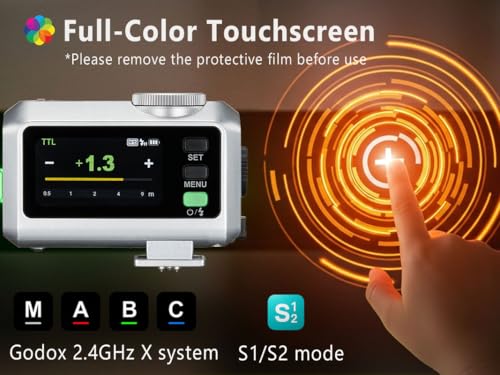 GODOX iT30pro O for Olympus - GoDOx IT30 Pro for Olympus GODox iT30 PRO GodOX TTL Flash, Wireless Master & Receiver, HSS 1/8000 Second, 2.4G Wireless, Touchscreen, GodOX Flash Silver IT30PRO for Olympus