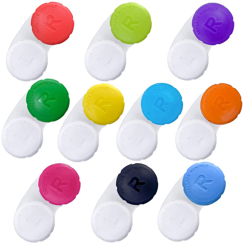 Cases for Contact Lens, Travel Daily Use 3 Pack Navy Blue