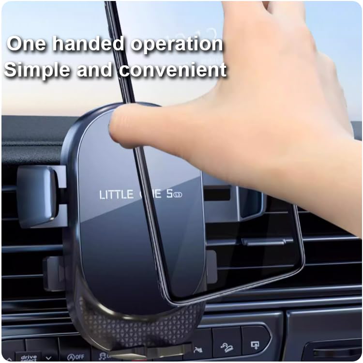 Car Phone Holder for Toyota Land Cruiser Auto Accessories[Special vehicle installation，only For 2016-2021 Land Cruiser][Auto Lock Hands Free Cell Phone Mount Car fits for iPhone & All Smartphones]