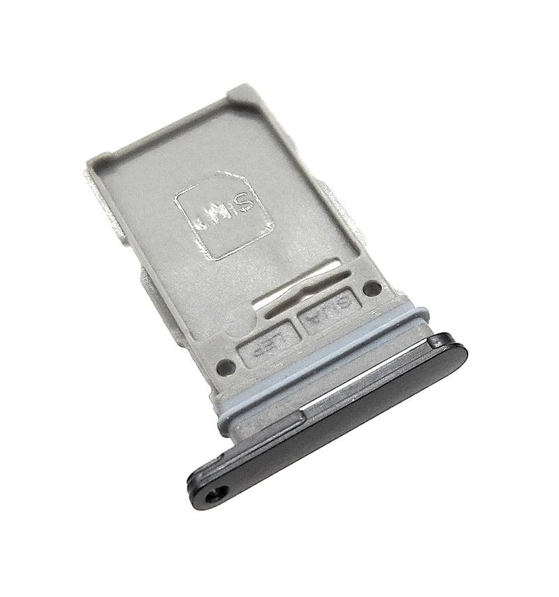 Replacement Single SIM Card Tray for Samsung Galaxy S22 S901U S901U1 / S22 Plus S906U S906U1 (Phantom Black)