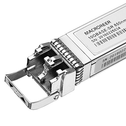 10G SFP+ SR Transceiver, SFP+ to LC Multimode Module Compatible for Cisco SFP-10G-SR, Meraki MA-SFP-10GB-SR, Ubiquiti UF-MM-10G,Netgear,D-Link,TP-Link,Mikrotik, 850nm, Duplex LC, 300m, DDM