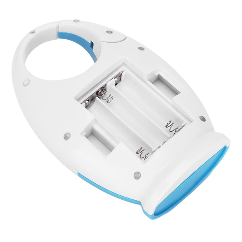 Waterproof Shower Radio, AM/FM Radio with Adjustable Volume Speakers, Battery Powered Portable Speakers with Hook Handle for Shower Rooms Bedside Tables Garages Blue