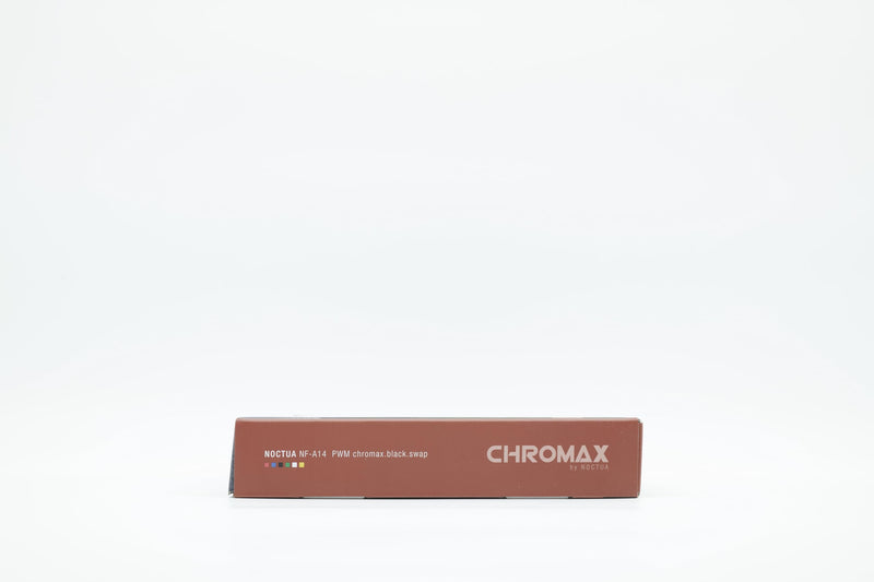 Noctua NF-A14 PWM chromax.Black.swap, Premium Quiet Fan, 4-Pin (140mm, Black) pack of 1