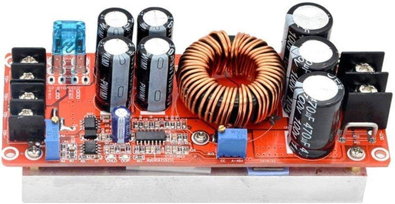 Aideepen 1200W 20A DC-DC Boost Converter, Step-up Converter Constant Power Supply Module 10.5-60V to 12V-80V