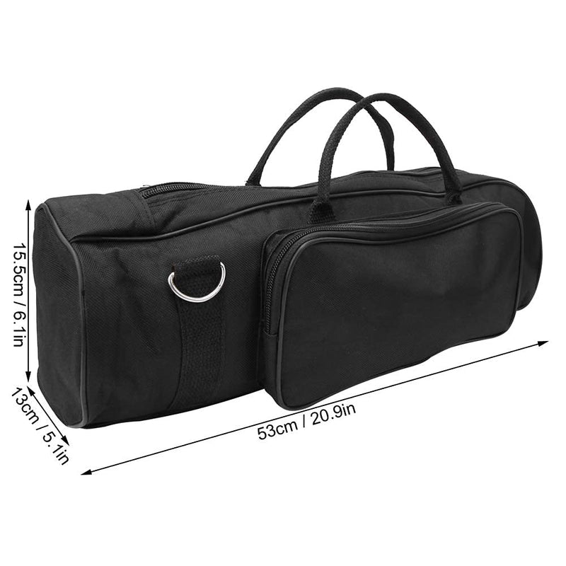 Trumpet Gig Bag, Trumpet Case Waterproof Trumpet Carrying Case Black Trumpet Bags Lightweight For Cello Beginners Students