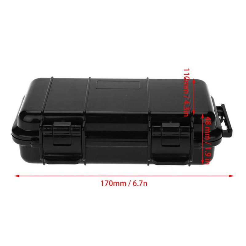 Eboxer 3 Sizes Protective Waterproof Case, Outdoor Shockproof Storage Case, with Sponge, for Loading Smartphone Hard Drive, and Other Small Electronic Devices A 6.7x4.3x1.9in