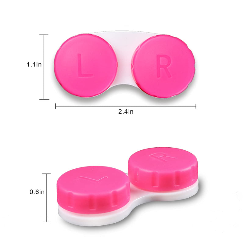 [AUSTRALIA] - 16 Pack Contact Lens Case Box, Mini Contact Lens Case, Colorful Bulk Box Holder Container, Contact Lens Case Set 