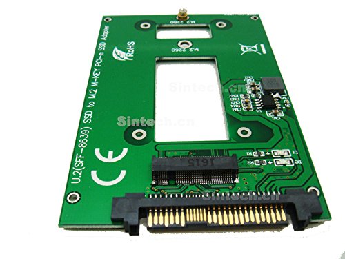 Sintech M.2 NGFF nVME SSD Adapter for Replace U.2 SFF-8639 SSD Intel 750/P3500 3600