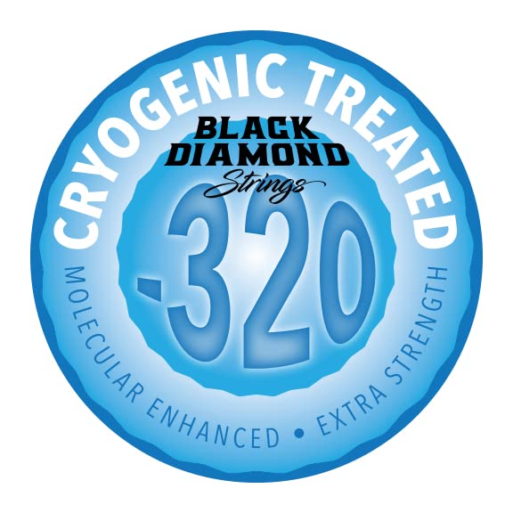 Black Diamond Strings® N400LCY37 Bass Cryogenic Rd Med/Long Scale .040SR.060SR.080SR.100SR 40-100 4 String