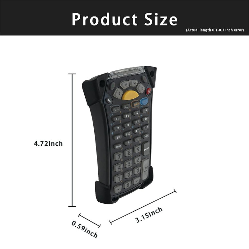 [AUSTRALIA] - 43-Keys MC9090 MC9190 MC92N0 Standard Keypad Replacement for Zebra Symbol MC9090-G MC9090-K MC9094-K MC9090-Z RFID Barcode Scanner Handheld Mobile Computer, Portable Accurate Keyboard 