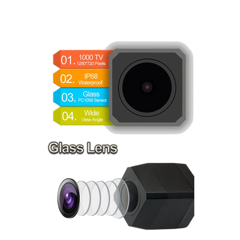 Vlicevrn HD Full Vehicle Car Rear View Camera Dynamic Trajectory Tracks Line Night Vision Backup Parking Camera for Nissan Altima L32A D32 L33 / Maxima A34 A35 / Teama J31 J32 / Tiida 4D C11 Latio