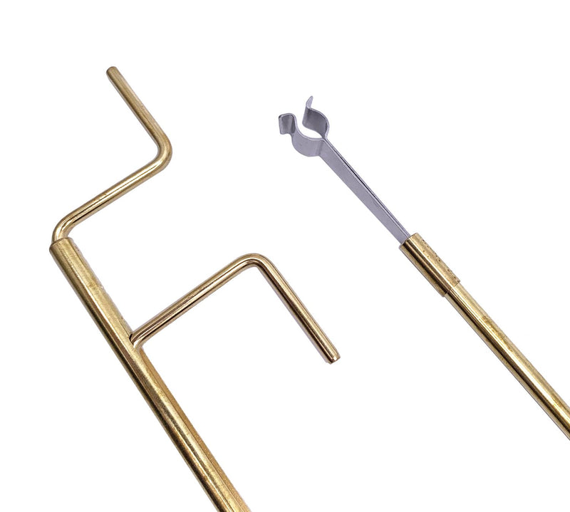 [AUSTRALIA] - Luthier Install Repair Tool Cello Sound Post Tool Include S Style Setter & Gauge & Retriever Set 3pcs 
