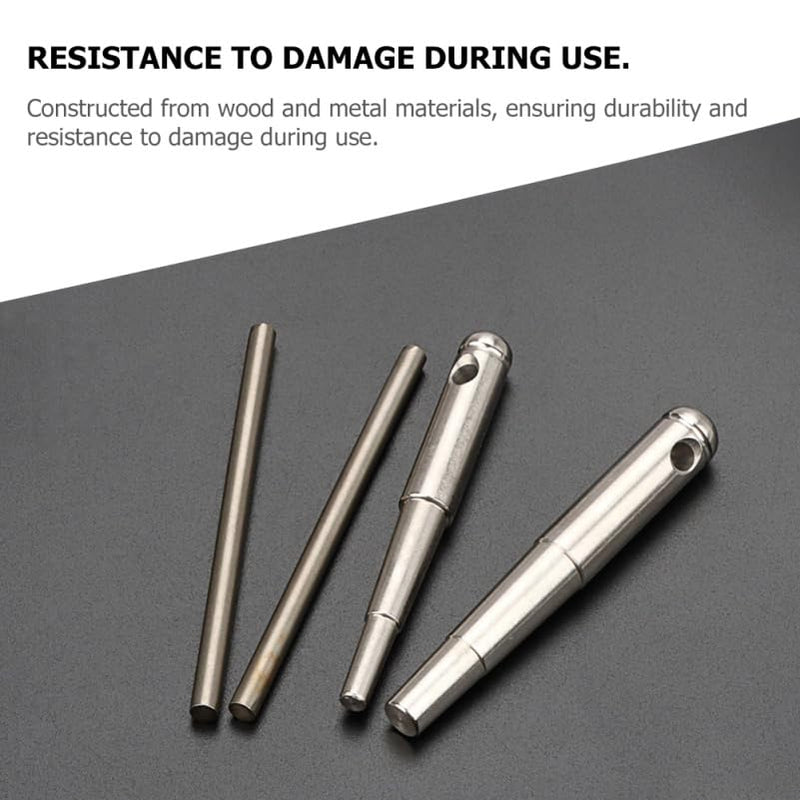 Professional Trombone Trumpet Repair Tool Set with Wooden Handle - Includes Two Sizes for Accurate Dent Repair, Essential Trumpet Accessories