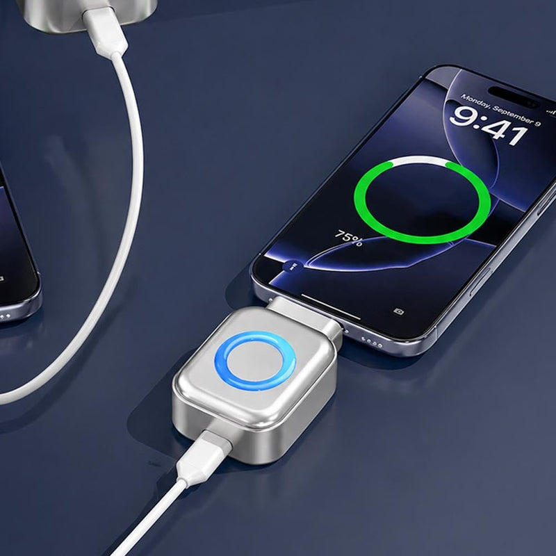 140W Fast Charging Auto Disconnect Adapter, Smart Battery Protection Charger Splitter, Full Charge Auto Cut-Off, LED Indicator, Compatible with iOS, Android, Tablets