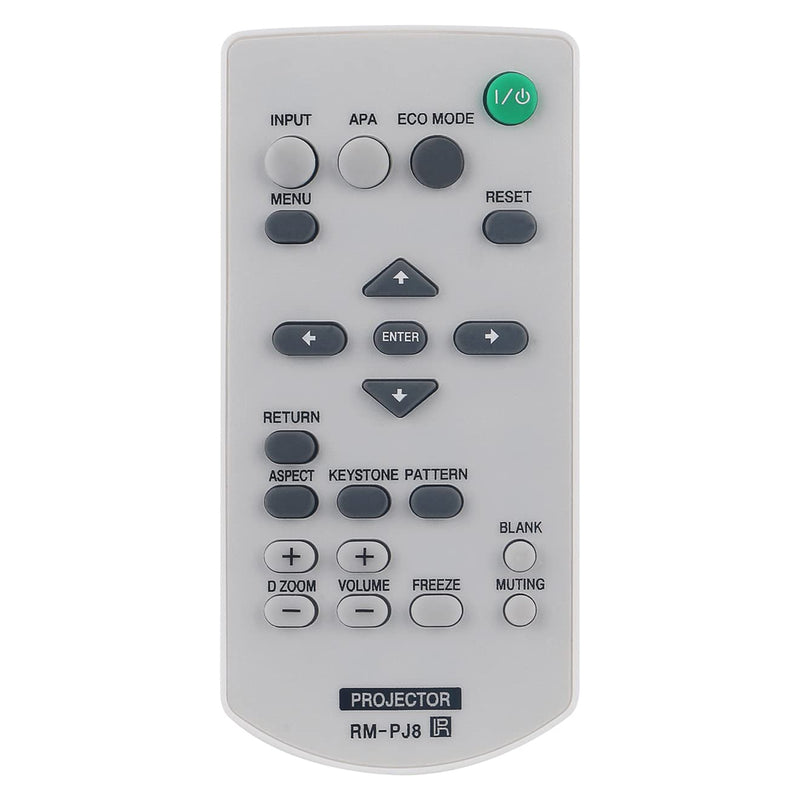 RM-PJ8 Replace Remote Control fit for Sony Projector VPL-CH350 VPL-CH375 VPL-CH370 VPL-CH355 VPL-CH353 VPL-CW256 VPL-CW276 VPL-CX236 VPL-CX276 VPL-DW120 VPL-DW122 VPL-DW125 VPL-DW126 VPL-DW127