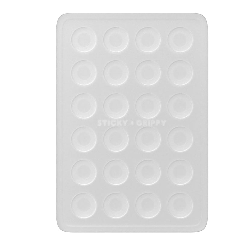 Suction Phone Case Mount, Silicon Adhesive Phone Accessory for iPhone and Android, Hands-Free Fidget Toy Mirror Shower Phone Holder, Tiktok Videos and Selfies (Translucent) Translucent