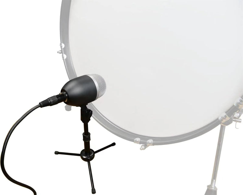 High Sensitivity Kick Drum Microphone with Dynamic Pick Up Pattern,Swivel Adjustable Tom Microphone with Durable Steel Mesh Grille