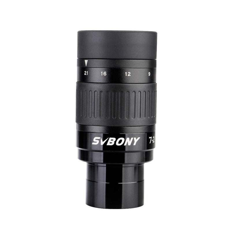 SVBONY SV135 Zoom Eyepiece, Zoom 7 to 21mm 1.25 Inch Telescope Eyepiece, 6 Element 4 Group Telescope Accessories for Astronomic Telescopes Visual 7-21mm