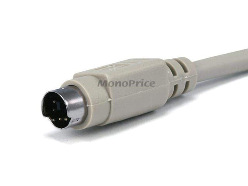 Monoprice PS/2 MDIN-6 Male to Male Cable - 6 Feet - Used as PS/2 Keyboard/Mouse Connector 6ft