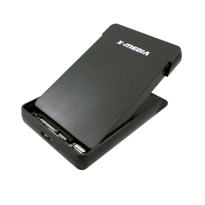 X-MEDIA XM-EN2279U3 2.5-Inch Tool-Free USB 3.0 SATA Hard Disk Drive HDD External Enclosure Case for 7mm / 9.5mm 2.5-Inch SATA HDD and SSD