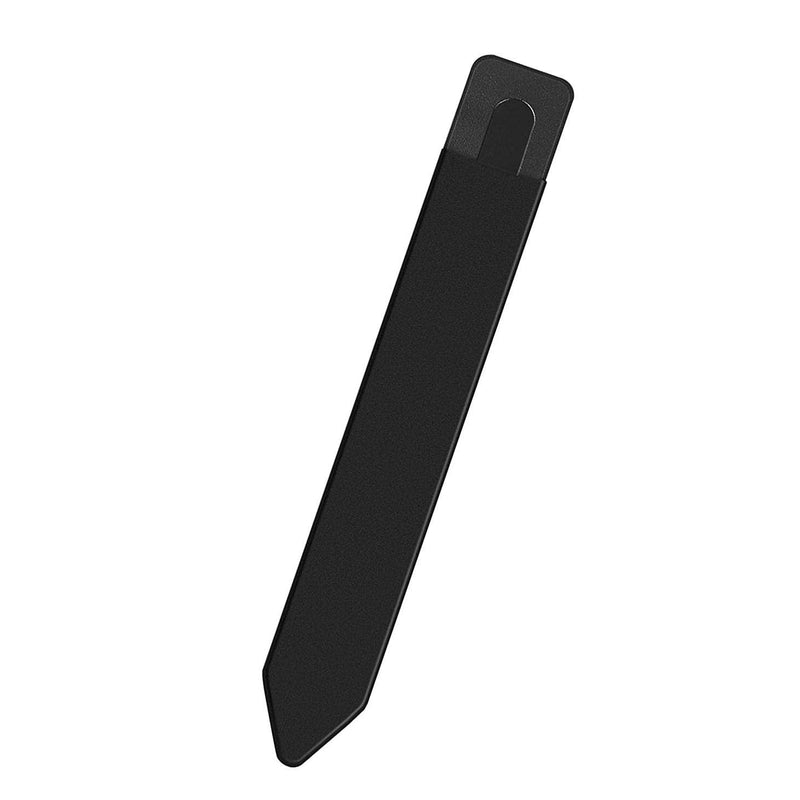 BoxWave Stylus Pouch Compatible with Zebra TC77 (Stylus Pouch by BoxWave) - Stylus PortaPouch, Stylus Holder Carrier Portable Self-Adhesive for Zebra TC77 - Jet Black