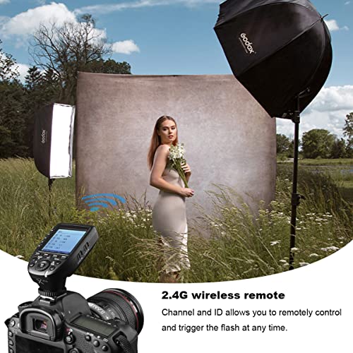 Godox XPro-N i-TTL 2.4G High-Speed Sync Wireless Flash Trigger Transmitter Compatible for Nikon Cameras, 1/8000s,11 Customizable Functions,16 Groups and 32 Channels XPRO for Nikon