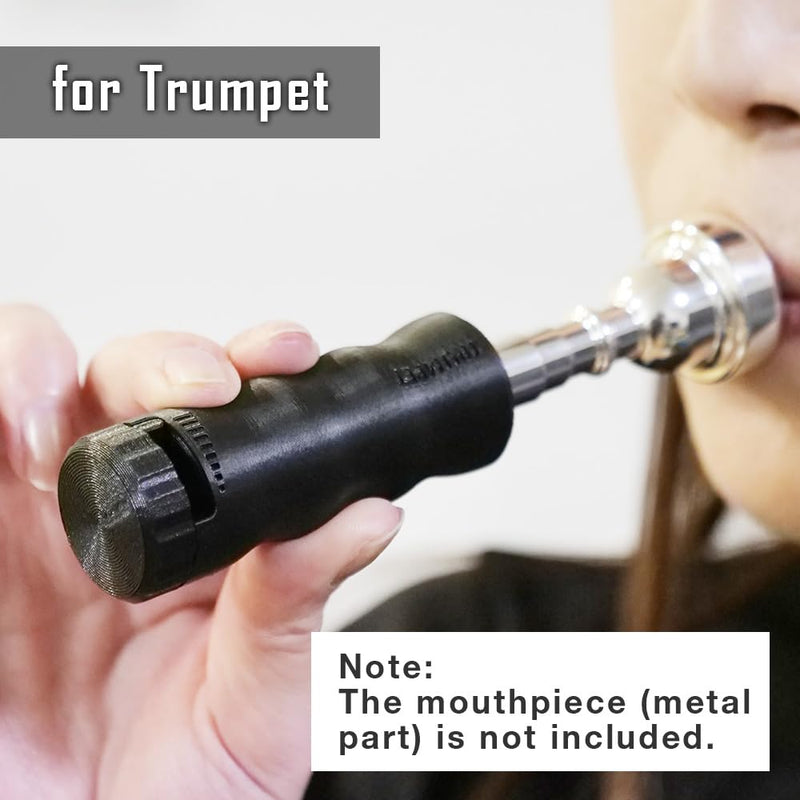 [AUSTRALIA] - Trumpet Mouthpiece Buzzing Practice Tool – Anywhere Practice & Warm-up – One-Touch Adjustable Resistance - BRASS BUZZ TRAINER (Blue) Blue 