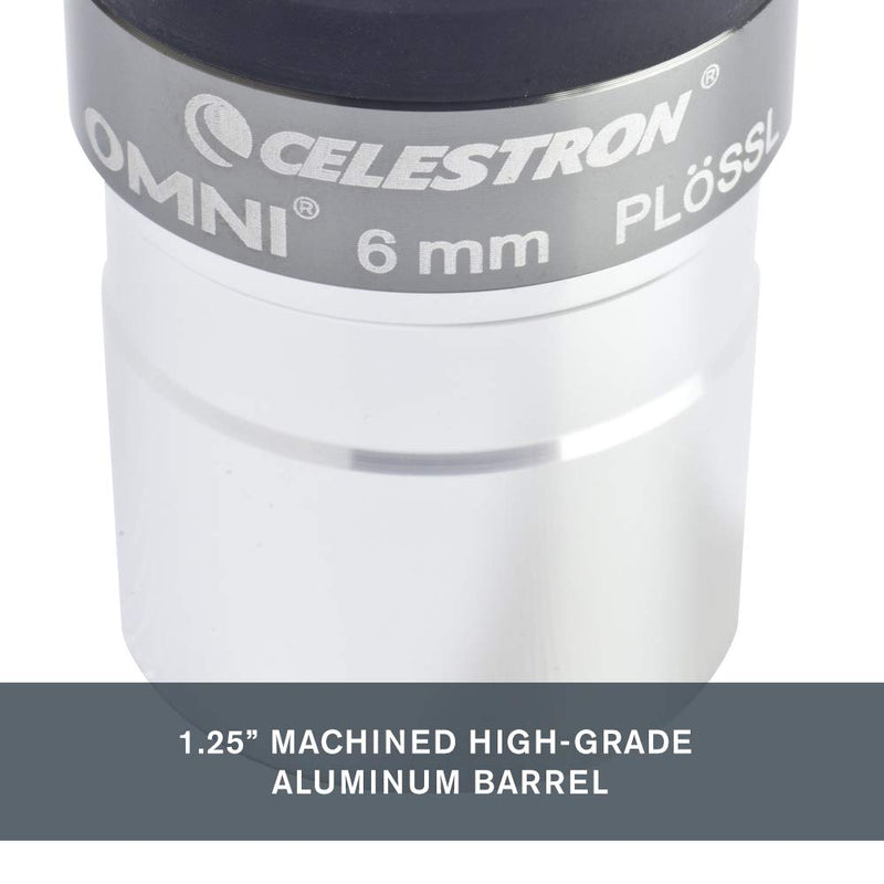Celestron 93317 Omni Series 1.25" (6mm) Eyepiece 1.25" 6 mm Omni Eyepiece